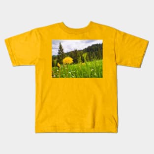 Carpathians vegetation Kids T-Shirt